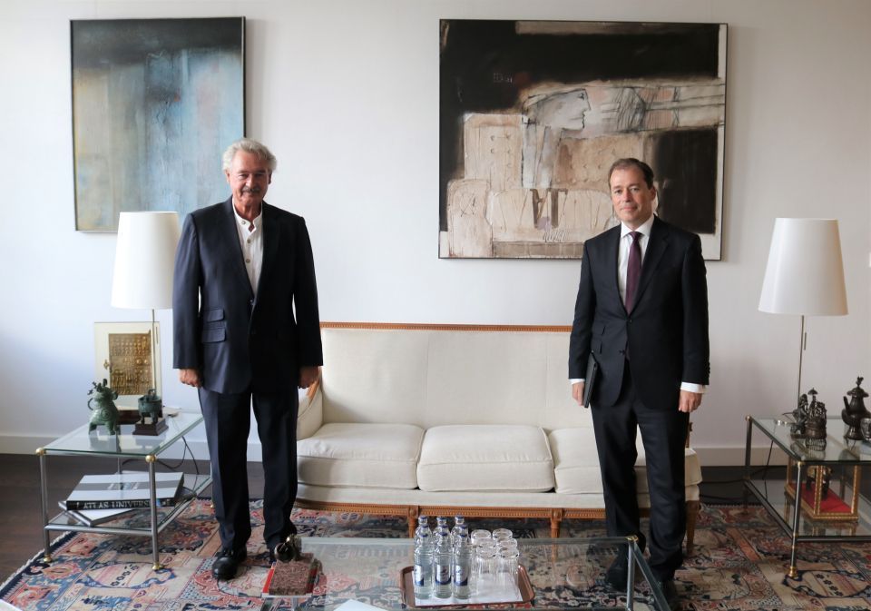 Jean Asselborn, Minister für auswärtige und europäische Angelegenheiten; Dr. Mark Speich, Staatssekretär für Bundes- und Europaangelegenheiten sowie Internationales des Landes Nordrhein-Westfalen